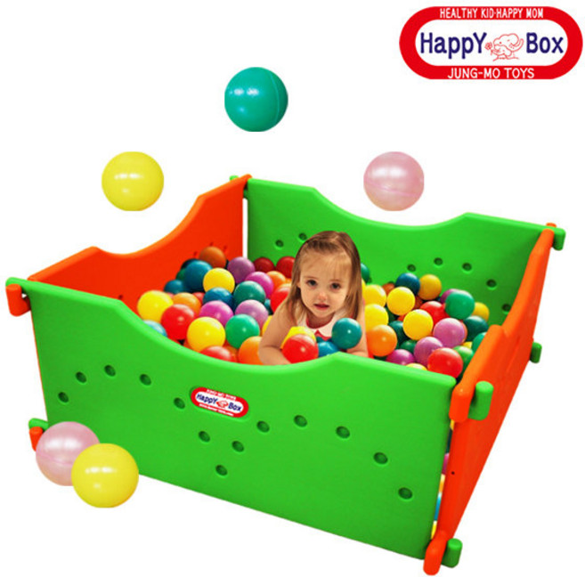 중모토이플러스 아동용 볼풀장 4P, 혼합색상, 1개