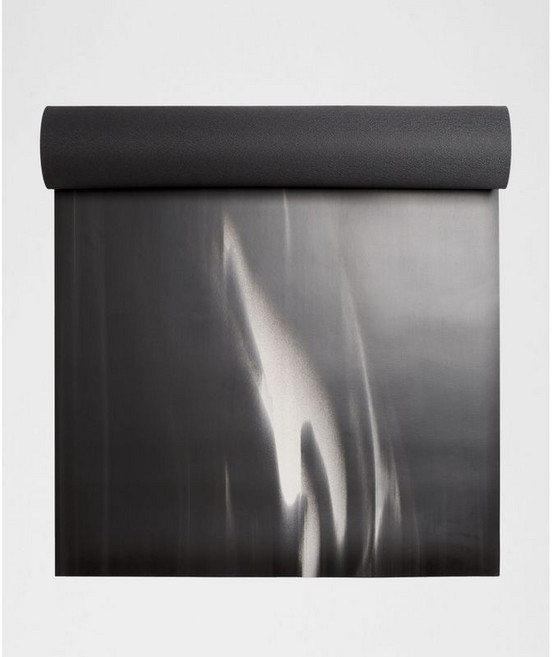 룰루레몬 요가매트 더 매트 5mm 천연고무 블랙 화이트 논슬립, Black/White/Black