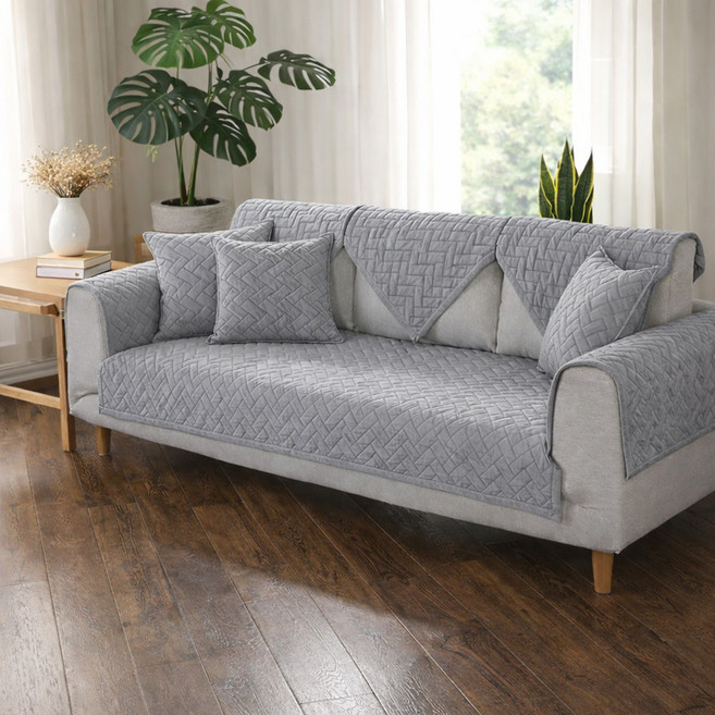 마레인 순면 소파패드 논슬립 쇼파매트 덮개