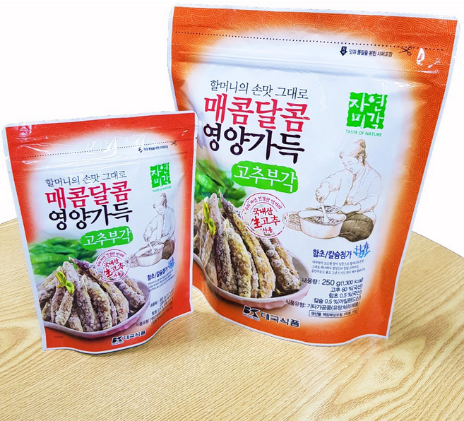[대국식품 본사직송] 자연미각 돌자반 튀각 부각 모음, 5개