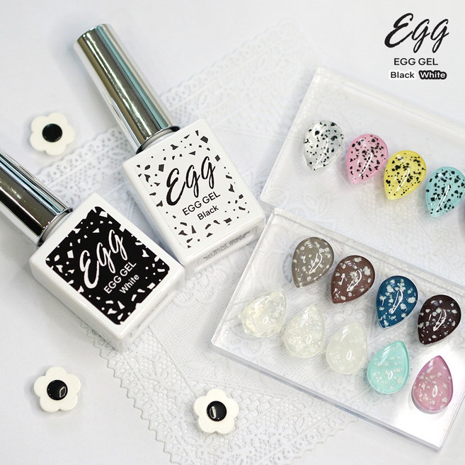 네일아트재료 에그젤 사각보틀 11ml 블랙 화이트 달마시안젤 가을네일 초코칩 쿠앤크 메추리알 씨리얼 꼬꼬젤, 1개