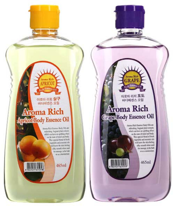 이노벨라 아로마 리치 바디 에센스 오일 살구+포도, 2개, 465ml