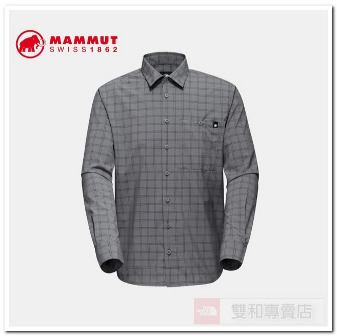MAMMUT長毛象 Lenni Longsleeve Shirt 男 快乾防曬長袖襯衫