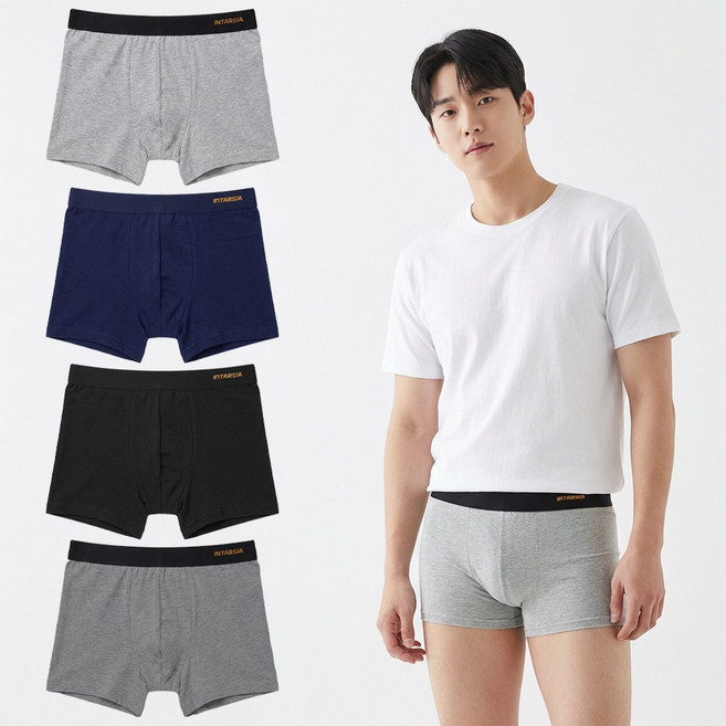 젤로스 순면 100% 주니어 학생 드로즈팬티 4매 세트