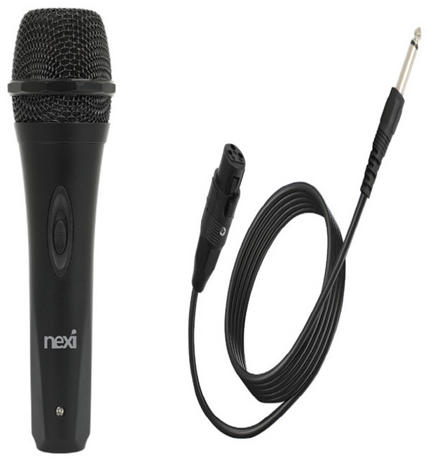 초경량 고감도 다이나믹 마이크 유선 케이블 4M 지향성 노래방 보컬 공연 행사 앰프 믹서 버스킹 강의용