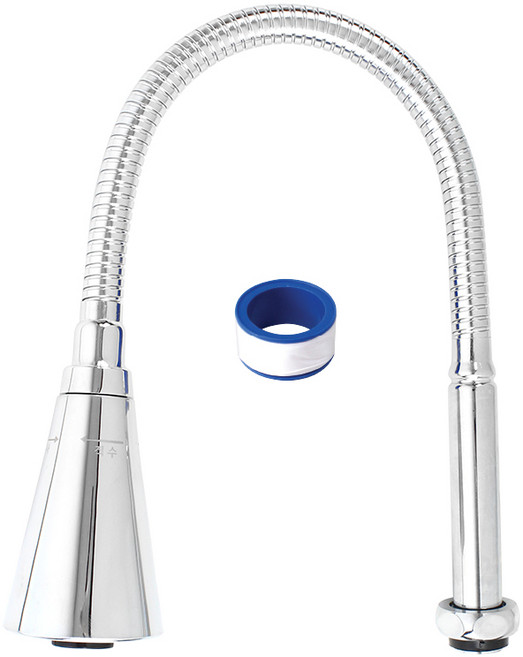 주방수전 실버고급 코브라 일자형, 1개