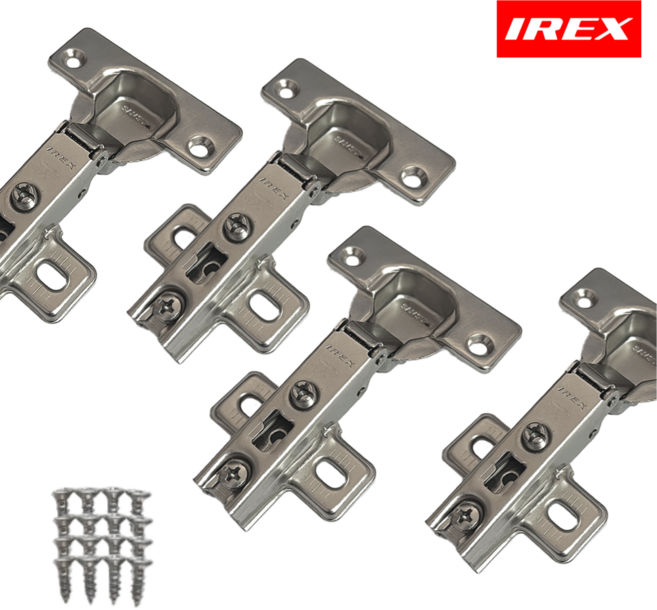 철부자 IREX 싱크대 경첩 15t(550W/5SB) 18t(550SHN/OSA) 아웃도어 경첩, 4개, 15T