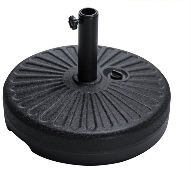 캠인노크 프리미엄 심플 파라솔 2.7M 반자동 각도조절 야외 그늘막, 파라솔 전용물통