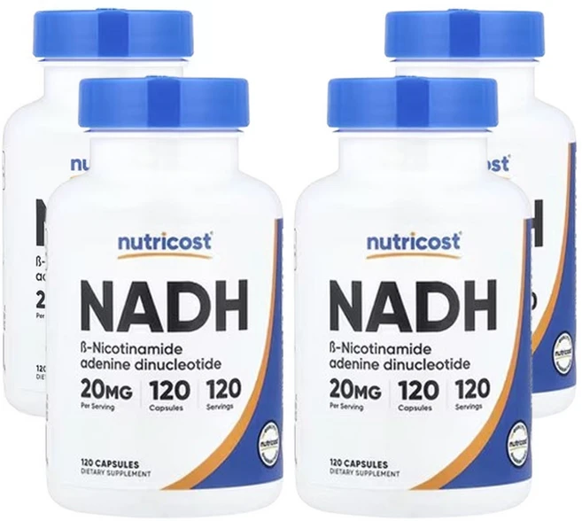 뉴트리코스트 NADH 20m 120캡슐, 4개, 120정 - 쿠팡