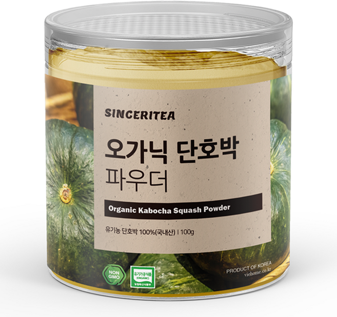 신서리티 오가닉 단호박 파우더, 1개, 100g