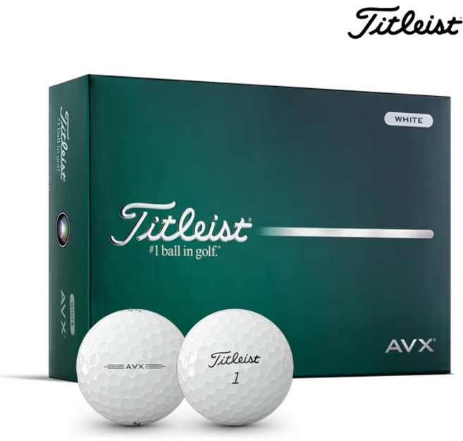 타이틀리스트 2026 AVX 골프볼 3피스, AVX 화이트, 1세트, 12개입