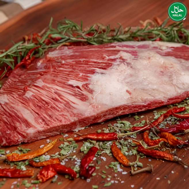 Halal Australian Fresh Marbling Beef Wagyu Rib Blade Mb4+ 호주산 하랄 소고기 냉장 와규 말블링 립블레이드 등급 Mb4+, 3개, 900g