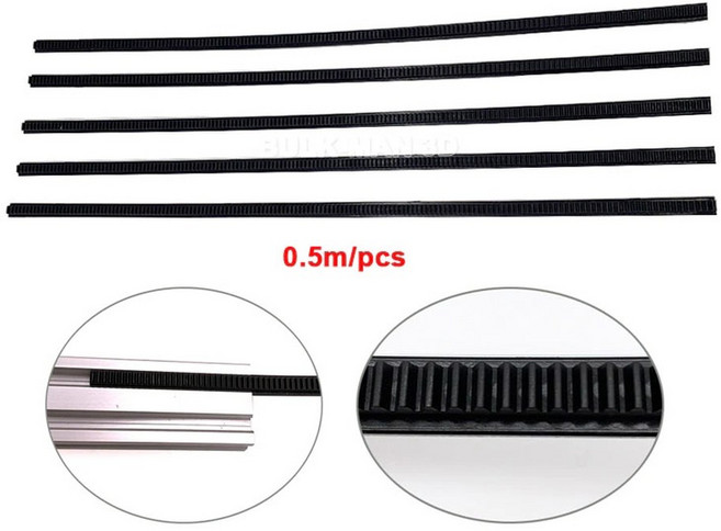 1M 1Mod 내부 인서트 기어 랙 0 5m 정밀 CNC 스트레이트 톱니 드라이브 밀링 라우터 용 선형 레일, 1개