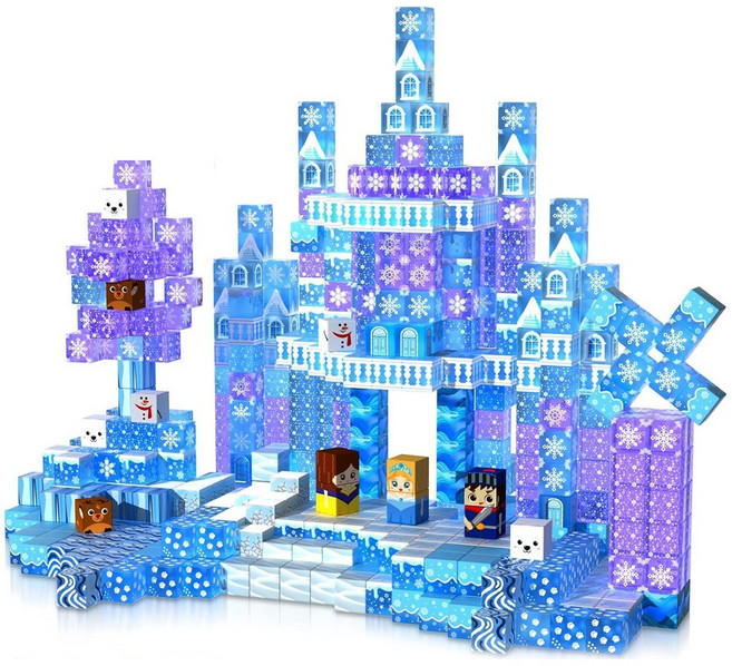 SUUNI 마린캐슬 남여아 마그네틱 블록 퍼즐 아동완구