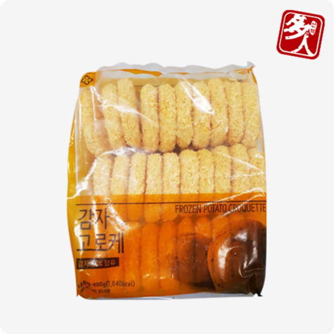 다인 감자고로케 900g 감자튀김 야채튀김 업소용 냉동, 1개