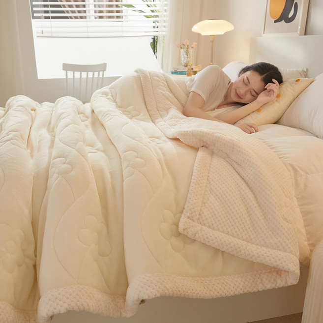 Cozy Aura 겨울 3중직 극세사 이불 겨울이불 담요 블랭킷