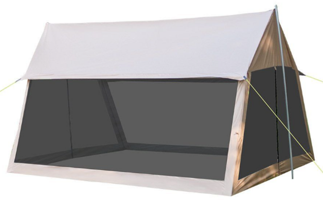 대형 휴대용 캐노피 메쉬텐트 캠핑 그늘막 8인용 12인용, 베이지(방수)