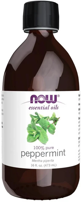 NOW Foods 에센셜 오일 페퍼민트 16 fl oz (473 ml), 473ml, 1개 - 쿠팡