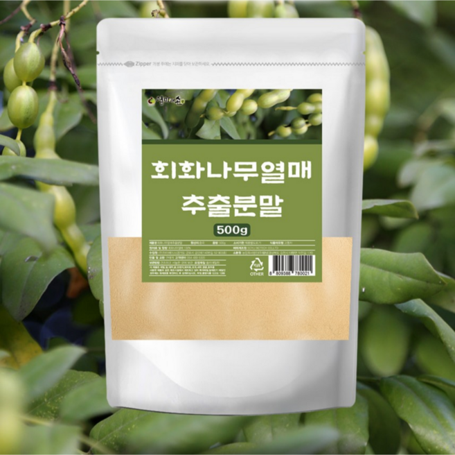 회화 나무 열매 추출물 천연여성호르몬 폐경기영양제 효능, 500g, 500g, 1개