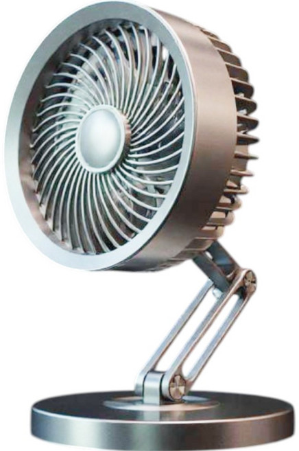 알루미늄 프레임 데스크탑 쿨러팬 _ 탁상 선풍기_회전 관절 자유 변형