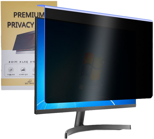 필름스테이션 걸이형 보안필름 23.6~27인치, 1개, 24인치 (547 x 320)