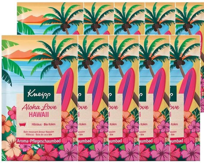 크나이프 코코넛오일 히비스커스 버블 바쓰 Aloha Love Hawaii 입욕제