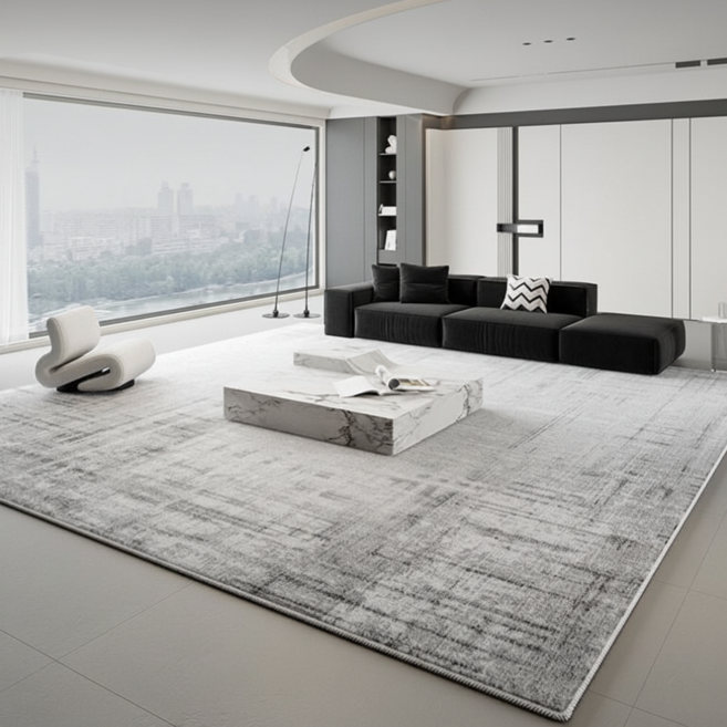 티올로그 먼지없는 사계절 미끄럼 방지 방수 거실 러그 카페트 물세탁 가능