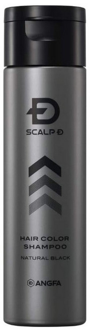 SCALP-D 스칼프디 컬러인 오일리 컬러 샴푸 내추럴 블랙 350mL, 1개