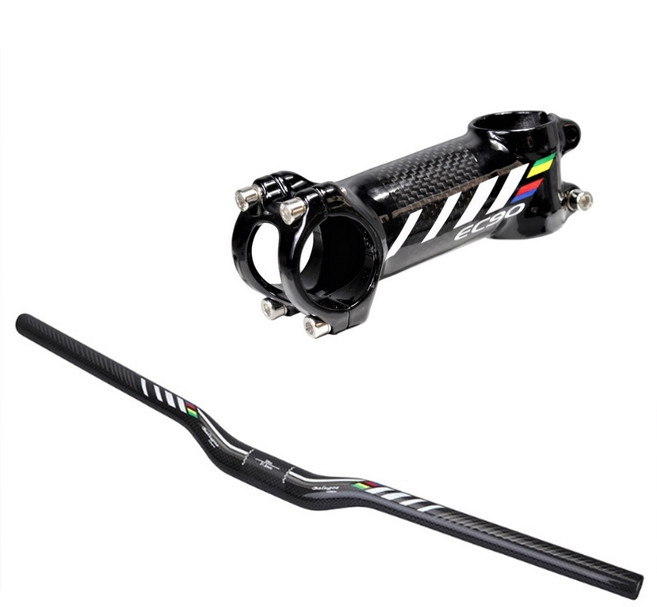 카본핸들 카본라이저바 알카본스템 MTB 로드자전거 픽시, 1번 스템, 1개