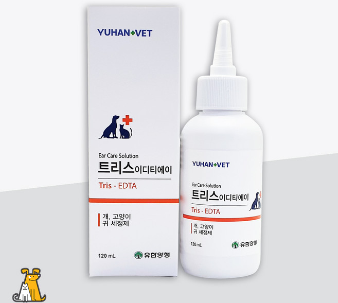 트리스 이디티에이 120ml 강아지고양이 귀세정제, 1개