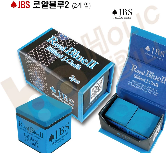 JBS초크 로얄 블루2 당구초크 JBS쵸크 (2개입) - 쿠팡