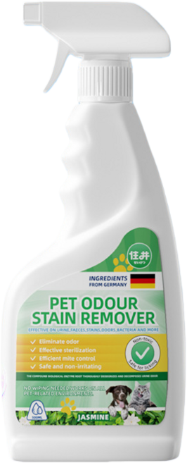 住井 Pet Odour Stain Remover 消除異味 有效殺菌, 1個, 500ml