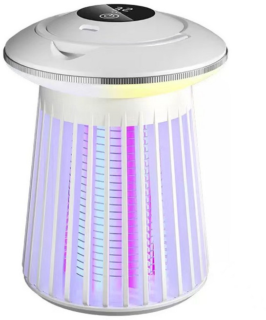 무소음 휴대용 퇴치기 캠핑 집안 완벽방어 스마트 모기퇴치기 무선 완전박멸 모기퇴치기 벌레퇴치기 해충퇴치기 포충기 여름 디자인 감각 모기 퇴치, BG-012(화이트)