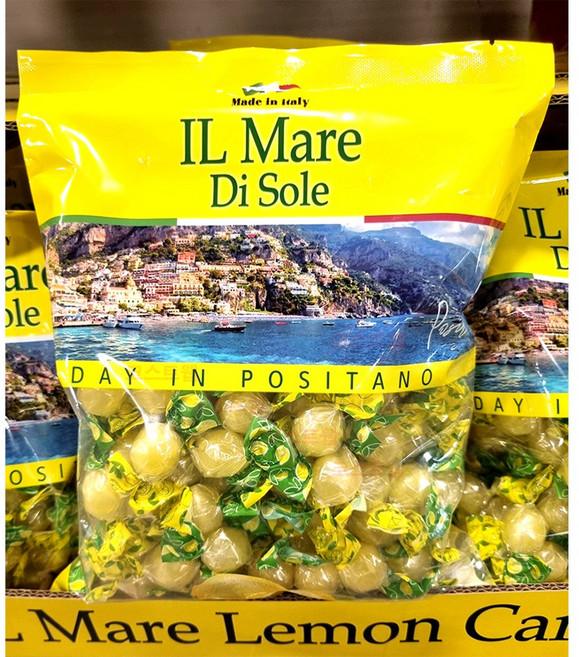 포지타노 레몬 캔디 이탈리아 일마레디솔레 대용량 사탕 100개(개별포장), 1개