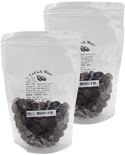 선인 코코아매스 500g 카카오매스100% 스페인, 2개
