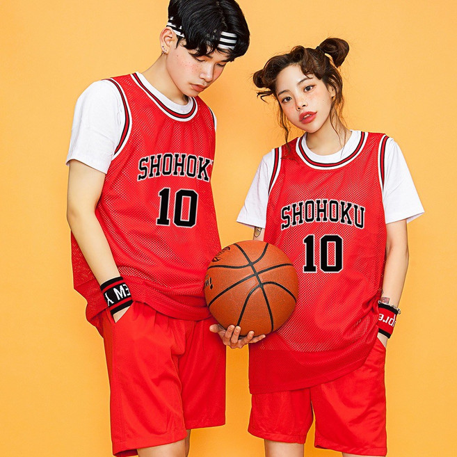 +당일발송+쇼호쿠 농구 나시 레드 민소매 트레이닝 빨강