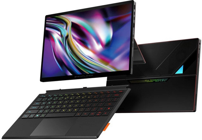 원엑스플레이어 슈퍼X AMD 라이젠 AI Max 395 14인치 OLED 게이밍 태블릿 UMPC, 64G+1T 수냉판+수냉독