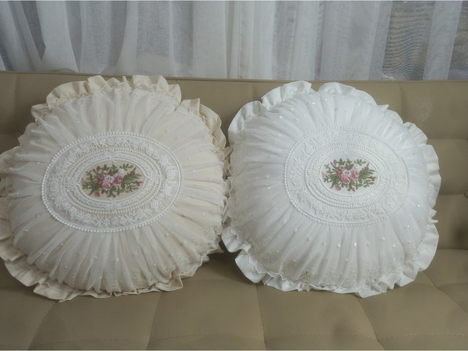 안나홈 엔틱 광목 원쿠션커버 사이즈 45cm/50cm