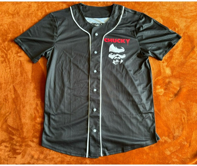 Hybrid Apparel 鬼娃恰奇 Chucky 棒球球衣, 1個