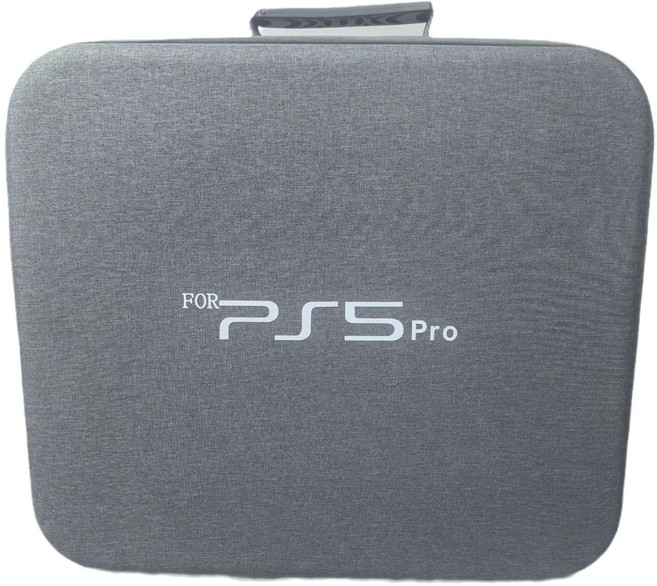 크로닉401 PS5 pro 보관함 하드 케이스 이동식 파우치 가방, 1개, 그레이, 프로형