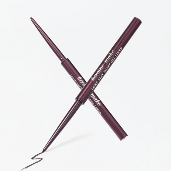 키스미 히로인메이크 롱 스테이 샤프 젤 라이너 N, 02 다크 브라운, 1개