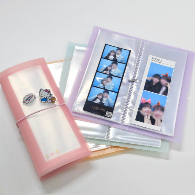 포켓식앨범 4컷사진 바인더 정리 앨범