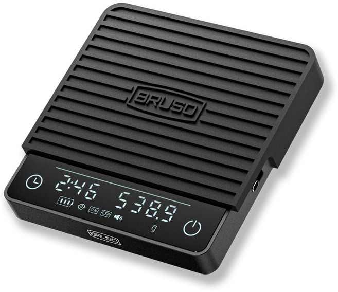 브루소 에쏘 프로 커피저울, 블랙, 1개, 블랙