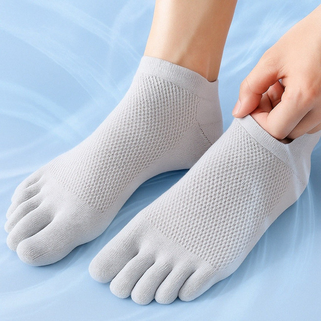 모프리 발가락양말 단목 땀흡수 메쉬 3켤레