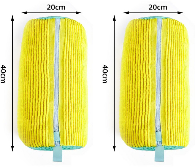 JLVJ 세탁기 전용 신발 운동화 세탁망 2P 세트, 1세트, 옐로우