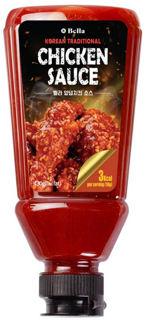 벨라 초저칼로리 양념 치킨소스 1서빙 3kcal, 430g, 1개