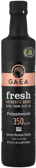 가애아 신선한 엑스트라 버진 올리브 오일 500ml(16.9fl oz), GAE70093, 1개, 500ml