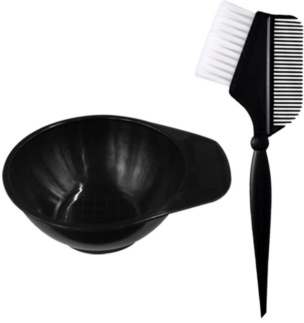 국산 고급 미용실 염색볼+염색빗, 염색볼1개+부드러운모5개, 1세트