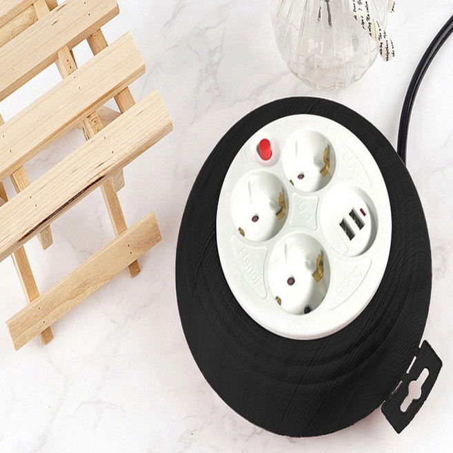 러그 케이블박스 USB 3M 멀티탭, 1개, 러그 케이블박스USB 3M우드