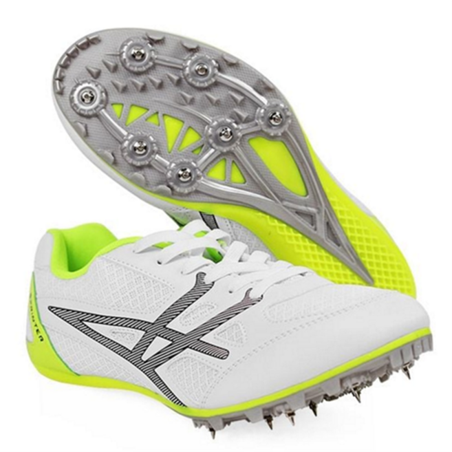 육상화 스프린터 zs510 경기화 스파이크 단거리 스타 육상화 zs510 훈련용 경량 트랙 트레이닝화 화이트 전용